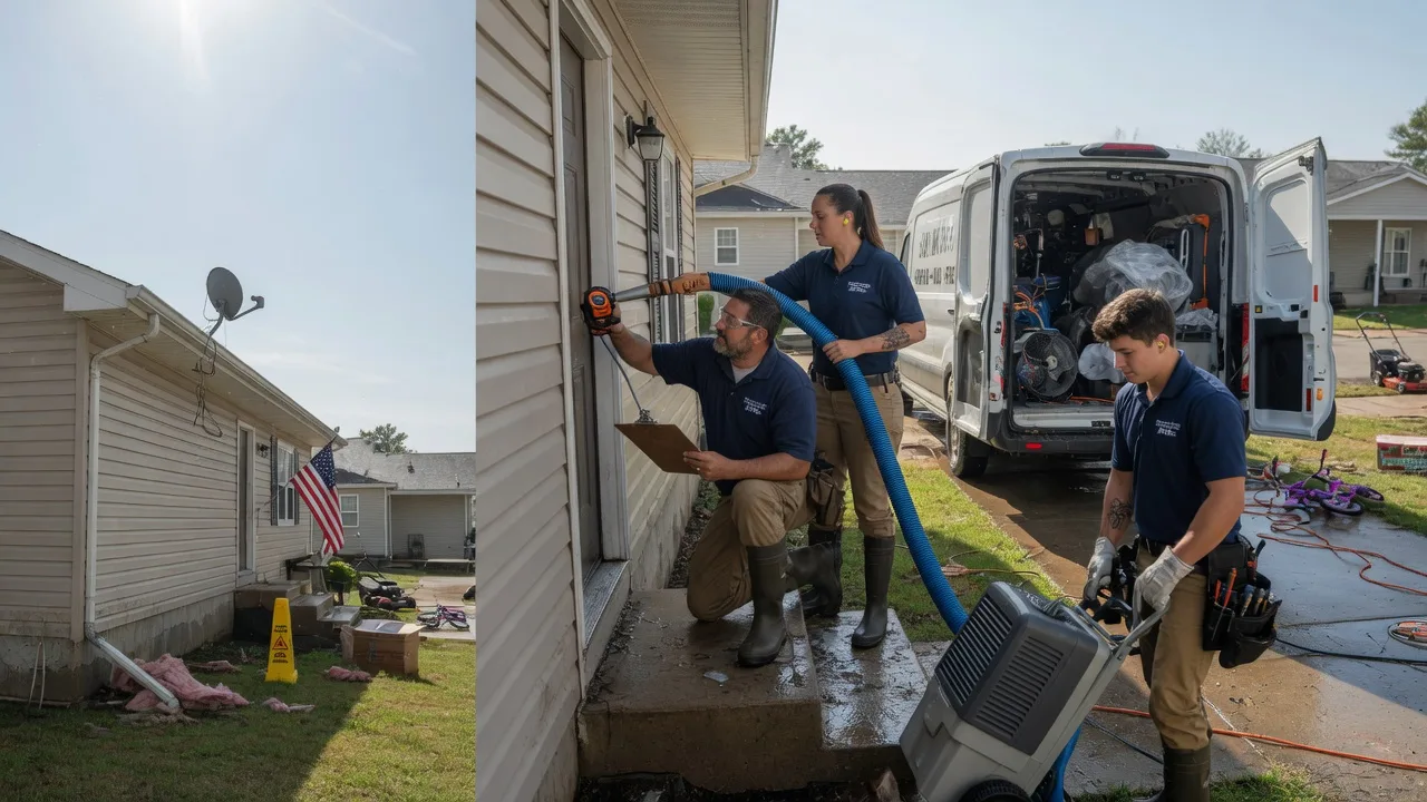 Ceiling Water Damage Restoration in Belleview, MO near me